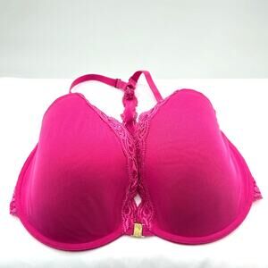 Elegant Pink Lace Bra